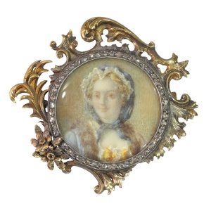 Antique Gold Brooch Allure: Pompadour s Legacy in Victorian Jewellery
